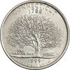 سکه کوارتر دلار 1999P ایالتی (کنکتیکت) - MS62 - آمریکا