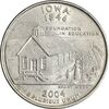 سکه کوارتر دلار 2004P ایالتی (آیووا) - AU58 - آمریکا سکه کوارتر دلار 2004P ایالتی (آیووا) - AU58 - آمریکا