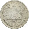 سکه 1000 دینار 1323 تصویری - EF40 - مظفرالدین شاه