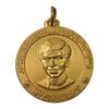 مدال آویز طلایی مسابقات فوتبال جام ولیعهد 1350 (با کاور) - UNC - محمد رضا شاه