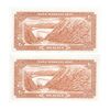 اسکناس 20 ریال (یگانه - مهران) - جفت - UNC63 - محمد رضا شاه اسکناس 20 ریال (یگانه - مهران) - جفت - UNC63 - محمد رضا شاه