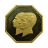 مدال طلا 5 گرمی بانک ملی - MS64 - محمد رضا شاه