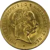 سکه 10 فرانک (4 فلورین) 1892 فرانتس یوزف یکم (طلا) - MS64 - اتریش