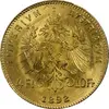 سکه 10 فرانک (4 فلورین) 1892 فرانتس یوزف یکم (طلا) - MS64 - اتریش