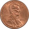 سکه 1 سنت 2001 لینکلن - MS61 - آمریکا