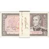 بسته اسکناس 20 ریال (یگانه - مهران) یک یکم - UNC63 - محمد رضا شاه