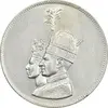 مدال نقره جشن تاجگذاری 1346 - MS61 - محمد رضا شاه