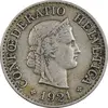 سکه 10 راپن 1921 دولت فدرال - EF40 - سوئیس