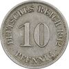 سکه 10 فینیگ 1912J ویلهلم دوم - EF40 - آلمان