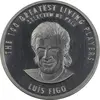مدال نقره یادبود 100 سالگی فیفا 2004 - PF62 - لوئیس فیگو