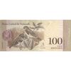 اسکناس 100 بولیوار 2013 جمهوری بولیواری - تک - UNC63 - ونزوئلا
