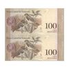 اسکناس 100 بولیوار 2013 جمهوری بولیواری - جفت - UNC63 - ونزوئلا
