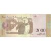 اسکناس 2000 بولیوار 2016 جمهوری بولیواری - تک - UNC63 - ونزوئلا