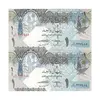 اسکناس 1 ریال بدون تاریخ (2015) حمد بن خلیفه آل ثانی - Abdullah Saud al-Thani & Ali Shareef al-Emadi - جفت - UNC63 - قطر
