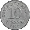 سکه 10 فینیگ 1918 ویلهلم دوم - EF45 - آلمان
