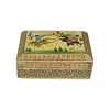 جعبه خاتم کاری طرح بازی چوگان - 051347