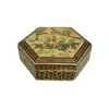 جعبه خاتم کاری طرح شکارگاهی - 051348