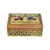 جعبه خاتم کاری طرح شکارگاهی - 051351