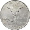 سکه کوارتر دلار 200P ایالتی (مونتانا) - AU - آمریکا