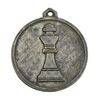 مدال آویز ورزشی مسابقات شطرنج اداره تربیت بدنی (نقره ای) - EF - محمد رضا شاه