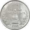 سکه کوارتر دلار 2000P ایالتی (مریلند) - AU - آمریکا
