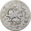 سکه 2 قران 1310 - یک تاج - VF - ناصرالدین شاه