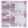 اسکناس 20 کواچا 2016 جمهوری - جفت - UNC64 - مالاوی