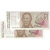 اسکناس 5 آسترال بدون تاریخ (1986-1987) جمهوری فدرال - HAA², JJAC - جفت - UNC62 - آرژانتین