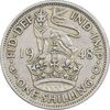 سکه 1 شیلینگ 1948 جرج ششم - تیپ 1 - EF40 - انگلستان