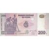 اسکناس 200 فرانک 2007 جمهوری دموکراتیک - تک - UNC63 - کنگو