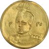 سکه طلا 5000 دینار 1335 تصویری - EF - احمد شاه