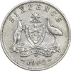 سکه 6 پنس 1942 جرج ششم - EF45 - انگلستان