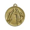 مدال آویز ورزشی برنز والیبال - EF - محمد رضا شاه