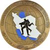 مدال یادبود مسابقات جهانی کشتی آزاد تهران 1338 - AU - محمد رضا شاه