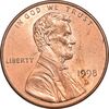 سکه 1 سنت 1998D لینکلن - MS63 - آمریکا