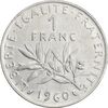 سکه 1 فرانک 1960 جمهوری پنجم - EF45 - فرانسه