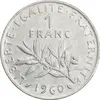 سکه 1 فرانک 1960 جمهوری پنجم - EF45 - فرانسه