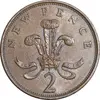 سکه 2 نیو پنس 1971 الیزابت دوم - EF45 - انگلستان
