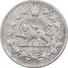سکه 1000 دینار 1314 خطی - یک تاج - EF40 - مظفرالدین شاه