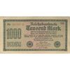 اسکناس 1000 مارک 1922 جمهوری وایمار - تک - VF - آلمان