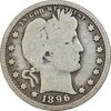 سکه کوارتر دلار 1896 باربر - VF25 - آمریکا