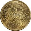 سکه طلا 20 مارک 1901 ویلهلم دوم - MS64 - آلمان