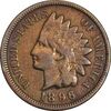 سکه 1 سنت 1896 سرخپوستی - EF45 - آمریکا