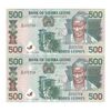 اسکناس 500 لئون 1998 جمهوری دوم - جفت - UNC65 - سیرالئون اسکناس 500 لئون 1998 جمهوری دوم - جفت - UNC65 - سیرالئون