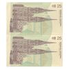اسکناس 25 دینار 1991 جمهوری - جفت - UNC63 - کرواسی