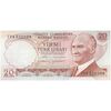اسکناس 20 لیره بدون تاریخ (1983) سری چهارم جمهوری - تک - UNC62 - ترکیه