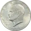 سکه یک دلار 1971 آیزنهاور - AU55 - آمریکا