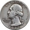 سکه کوارتر دلار 1942 واشنگتن - EF40 - آمریکا