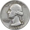سکه کوارتر دلار 1956D واشنگتن - VF35 - آمریکا سکه کوارتر دلار 1956D واشنگتن - VF35 - آمریکا