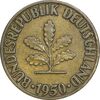 سکه 10 فینیگ 1950F جمهوری فدرال - EF45 - آلمان